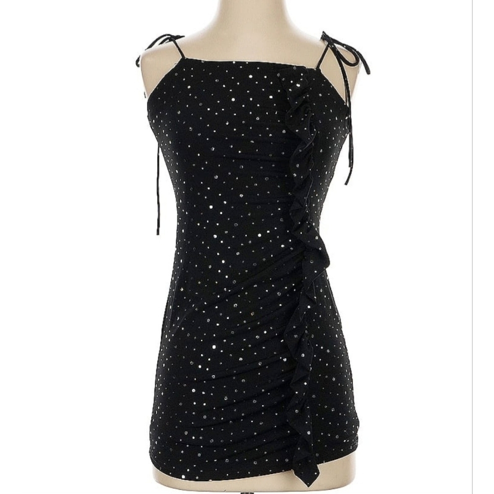 Lucy in the Sky Black and White Mini Dress